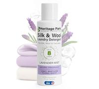 Heritage Park Silk & Wool - Detergente natural de lavanda en niebla, pH neutro, sin enzimas, ultra concentrado (tamaño de prueba de 4 fl oz)