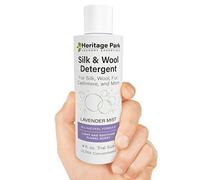 Heritage Park Silk & Wool - Detergente natural de lavanda en niebla, pH neutro, sin enzimas, ultra concentrado (tamaño de prueba de 4 fl oz)