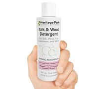 Heritage Park Silk & Wool Spring Magnolia - Detergente para ropa con pH neutro, sin enzimas, ultra concentrado (tamaño de prueba de 4 onzas líquidas)