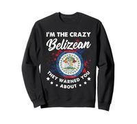 Heritage Roots Bandera de Belice Orgullo de Belice Sudadera
