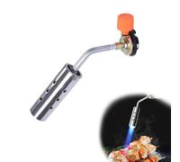 HERKINDNESS Quemador Malas Hierbas, Acero Inoxidable Quemadores Cocina Gas, Cilindro Gas Soplete Fontanero, Prueba Viento, Puede Usar Boca Abajo, Ideal para Deshierbar, Barbacoas Fogatas