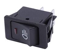 Herklotzn 12V 35A Interruptor basculante LED luz antiniebla Coche vehiculo Encendido-Apagado Tablero salpicadero Rojo