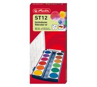 Herlitz 10116655 - Caja de pinturas (12 colores, incluido blanco) 1 unidad (Paqu