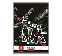 Herlitz 10354991 escolar bloque x. book, DIN A4, línea 26/Cuadrícula