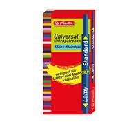 Herlitz 10435378 universalpatrone, 5 unidades, en caja plegable)