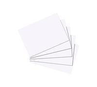 Herlitz 10621449 - Fichas (A7, Paquete de 100), blanco