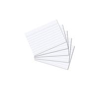 Herlitz 10621464 - Fichas (A8, Paquete de 100), Blanco