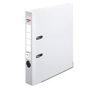 Herlitz 10834729 maX. file protect +, A4, 5 cm, completo de pantalla Funda, Negro, color blanco