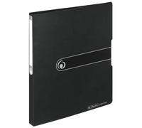 Herlitz 11205713 - Carpeta de cartón (Negro, Polipropileno, A4)