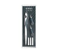 Herlitz 11360286 Nicewriter Set my.pen style - Pluma caligráfica, gris petroleo