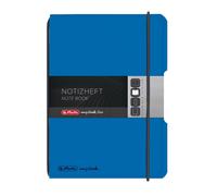 Herlitz 11361573 - Cuaderno (40 hojas, Azul, A6, 70 g/m², Papel cuadriculado, Pa