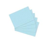 Herlitz 1150507 - Tarjeta de índice (A5, 100 unidades), color blanco, azul, A7