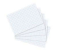 Herlitz Index Cards A5, Shrink Wrapped with Perforations a5 Checked
