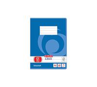 Herlitz 285635 - Cuaderno tamaño octavilla (A6, 60 hojas, FSC Mix, 10 unidades), color azul