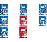 Herlitz 3320405 cuadernillos A5, 16 hojas, 40 líneas, mixtos FSC