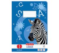 Herlitz 3321809 - Cuaderno escolar (DIN A4, línea 27/rayas)