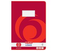Herlitz 340224 - Cuaderno (A4, 32 hojas, línea 22, FSC Mix, 5 unidades)