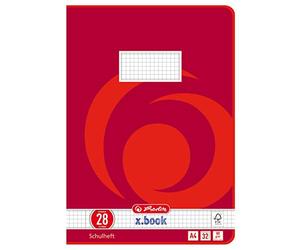 Herlitz 340281 - Cuaderno de caligrafía, DIN A5 horizontal, línea 1q
