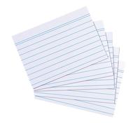 Herlitz 50019397 - Fichas (A8, 170 g/m², 200 unidades), color blanco | Para escuela, estudio y oficina