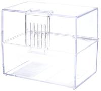 Herlitz 50022946 - Fichero (A8, 1 unidad), transparente