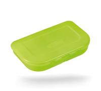 herlitz 50033232 - Fiambrera Infantil, Color Verde | Apto para lavavajillas y sin BPA