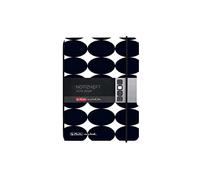 Herlitz 50039791 - Cuaderno flexible A6, 40 hojas, diseño de puntos, 1 unidad, color negro