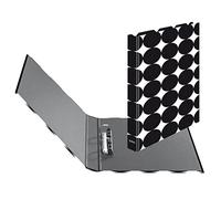 herlitz 50040094 - Carpeta de anillas, A4, 2 anillas, 25 mm, 1 unidad, color negro