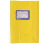Herlitz 5204011 - Funda para cuaderno A4, estructura de rafia, 25 unidades), color amarillo, color amarillo A5