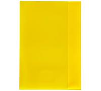 Herlitz 5214010 - Funda de plástico (A4, 25 unidades), color amarillo, color amarillo A4