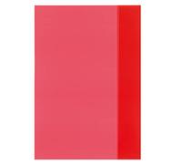Herlitz 5214010 - Funda de plástico (A4, 25 unidades), color amarillo, color rojo A4