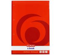 Herlitz 733436 - Bloc de papel de cartas formato A4/100 hojas Cuadrícula/perforado 70 g/m² - una unidad