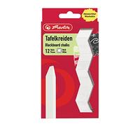 Herlitz 8648107 tizas (Color Blanco, 5 x 12 unidades)