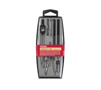 Herlitz 8710105 - Compás de 7 Piezas Color Negro