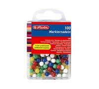 Herlitz 8770356 markier Aguja 17 x 6 mm cabeza, 100er Box