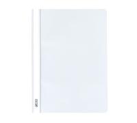 Herlitz 975433 rápido grapadora A4 PP con tapa delantera transparente, 10 unidades), color rojo, color blanco A4