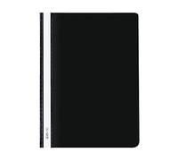 Herlitz 975433 rápido grapadora A4 PP con tapa delantera transparente, 10 unidades), color rojo, color negro A4