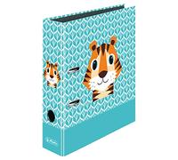 herlitz Archivador maX.file 50040186, A4, 8 cm, diseño de tigre