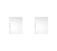 Herlitz - Bolsas de plastico, A5, transparente, 25 unidades (Paquete de 2)