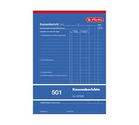 Herlitz - Caja registradora Informe bloque A5, 1 pieza, 50 hojas