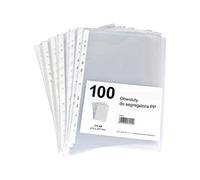 Herlitz® Camiseta documental A4 DIN Teca | 100 unidades | Funda protectora para archivadores y carpetas | Se abre desde arriba | Estructura de guisante | Archivado Organizador de archivos | Lámina PP