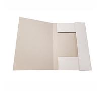 Herlitz® Carpeta de documentos A4 con goma elástica de dibujo | Protección del organizador de carpetas | Etiqueta práctica | Universal | Para Oficina de Trabajo Escolar Estudio | Blanco