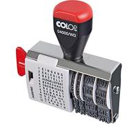 Herlitz Colop 10549863 - Sello con fecha y 12 textos de oficina diferentes.