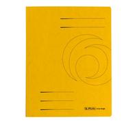 Herlitz Colorspan 11094679 - Lote de 10 carpetas (DIN A4), color amarillo