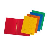 Herlitz Colorspan FlatFile - Paquete de 10 carpetas con pinza A4, surtidos
