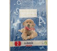 Herlitz Cuaderno A5, 2º año escolar, línea 2, papel blanco sin madera, 80 g/m², 32 hojas, 5 unidades