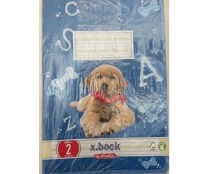 Herlitz Cuaderno A5, 2º año escolar, línea 2, papel blanco sin madera, 80 g/m², 32 hojas, 5 unidades