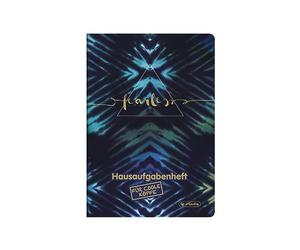Herlitz Cuaderno de tareas A5, 48 hojas para cabezas frescas, diseño de New Batik Fearless