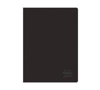 Herlitz® Cuaderno escolar B5 a Cuadros 60 hojas | Tapa blanda | Cuaderno Brulion | para Notas de Ciencias de la Caligrafía Escuela para Estudiantes | Universal | RAINBOW CLASSIC Negro