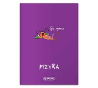 Herlitz® Cuaderno escolar de física A5, 60 hojas cuadriculadas, 70 g | Cuaderno de artículo para notas de estudio | cuaderno de escritura para estudiantes | Aprendizaje de caligrafía | ECO PP