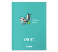Herlitz® Cuaderno escolar de química A5, 60 hojas cuadriculadas, 70 g | Cuaderno de artículo para notas de estudio | Cuaderno de escritura para estudiantes | Aprendizaje de caligrafía | ECO PP